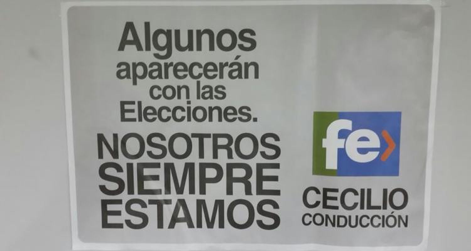 Cecilio y Fe con los tapones de punta