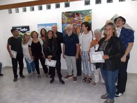Ricardo Valente fue ganador del salón provincial de pintura