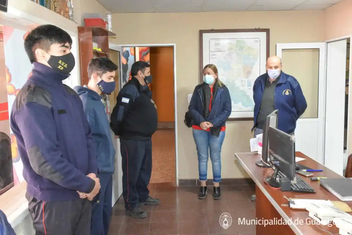 Berisso reconoció a los Bomberos en su día