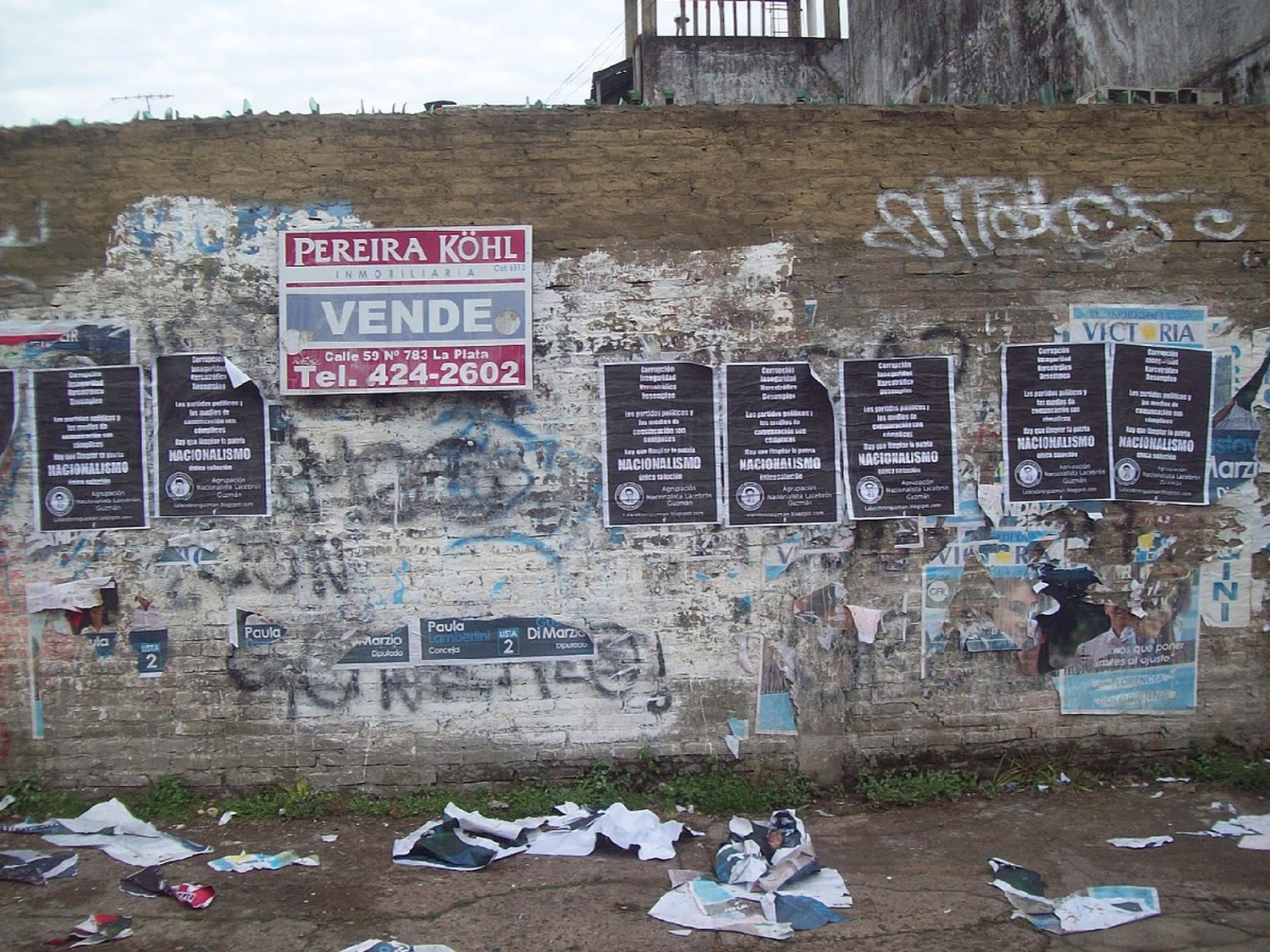 Disputas por propaganda callejera
