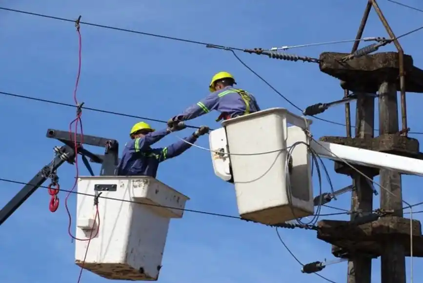 La Cooperativa Eléctrica anunció dos cortes de energía para hoy viernes