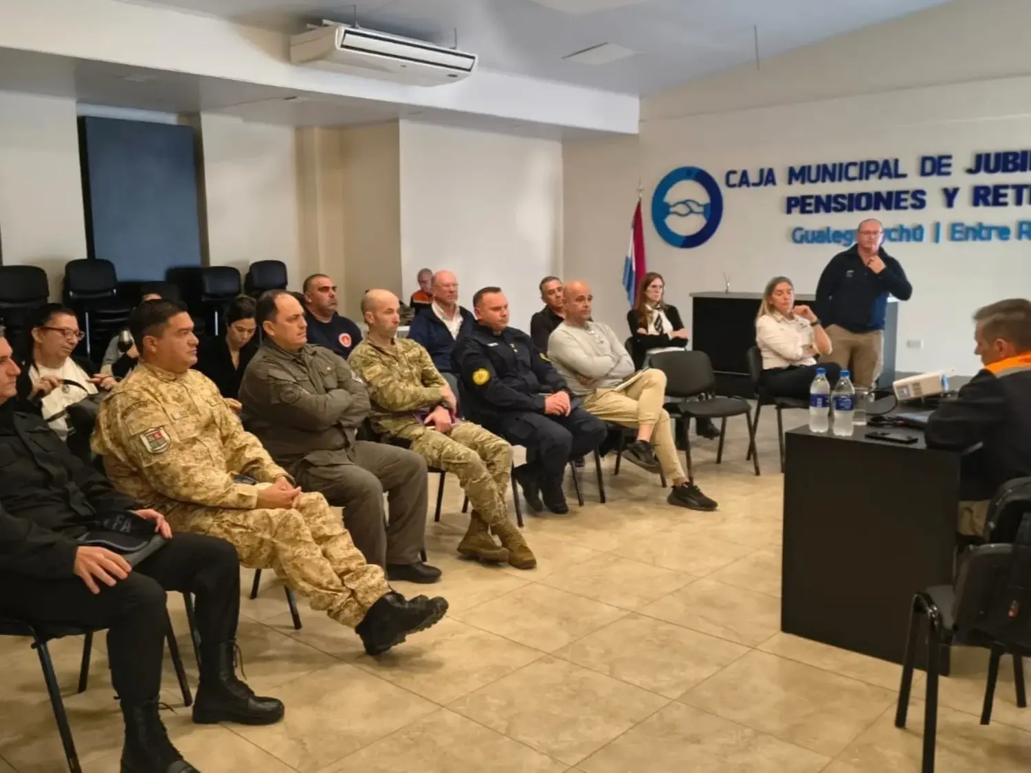 Defensa Civil coordinó acciones preventivas con municipios de Gualeguay y Gualeguaychú