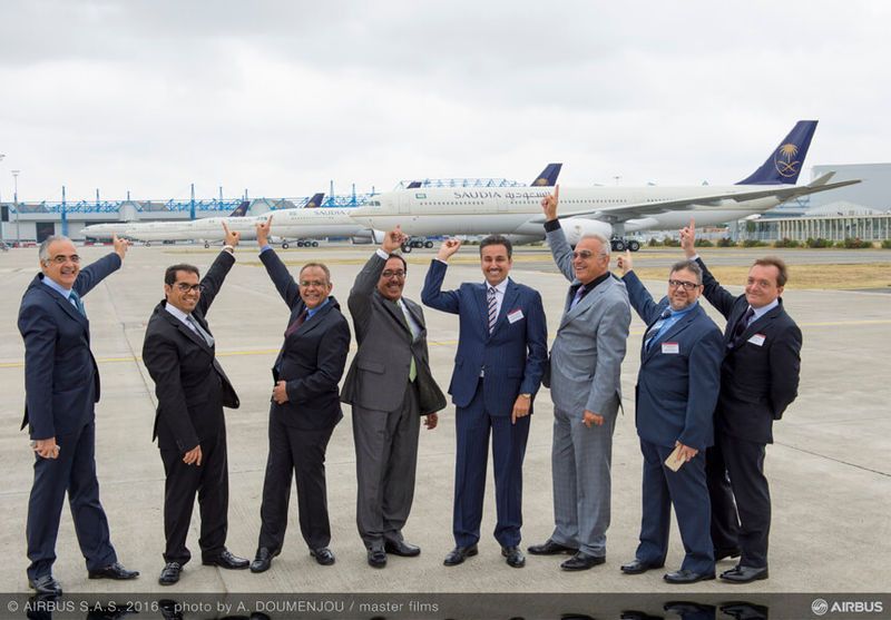 Airbus entregó a Saudi Arabian el primer A330-300 Regional