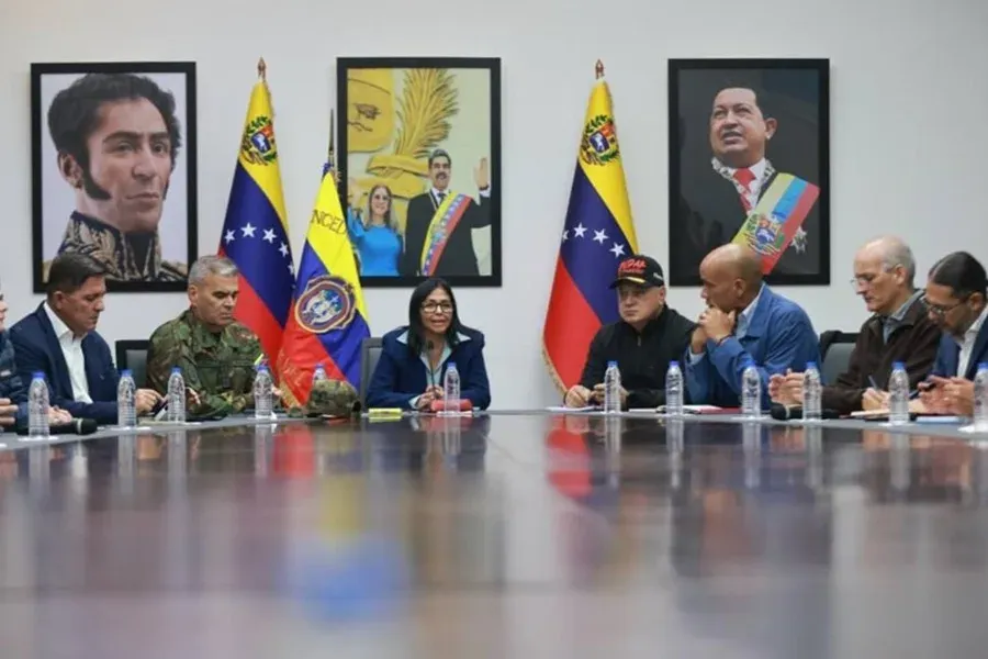 Delcy Rodríguez dirige su primer consejo de ministros como presidenta encargada de Venezuela