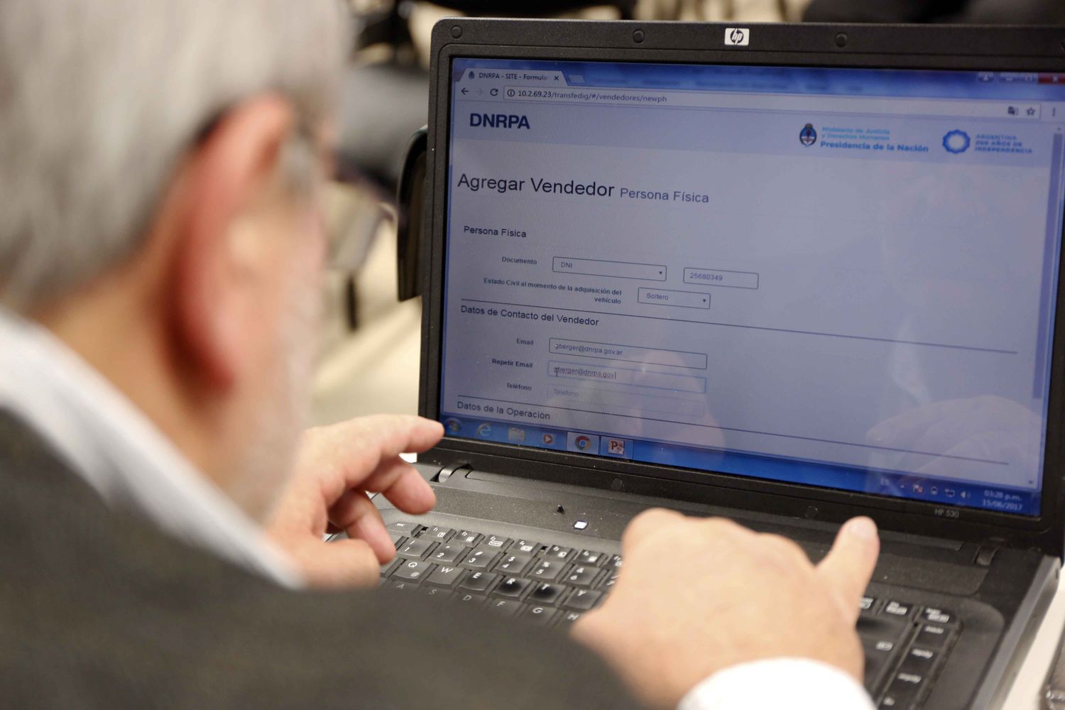 Desde el lunes, el formulario "08" se llenará por internet