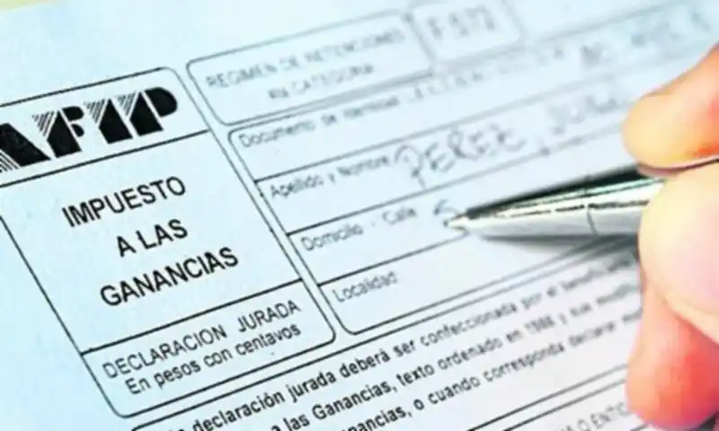 El impuesto a las ganancias y las actividades financieras