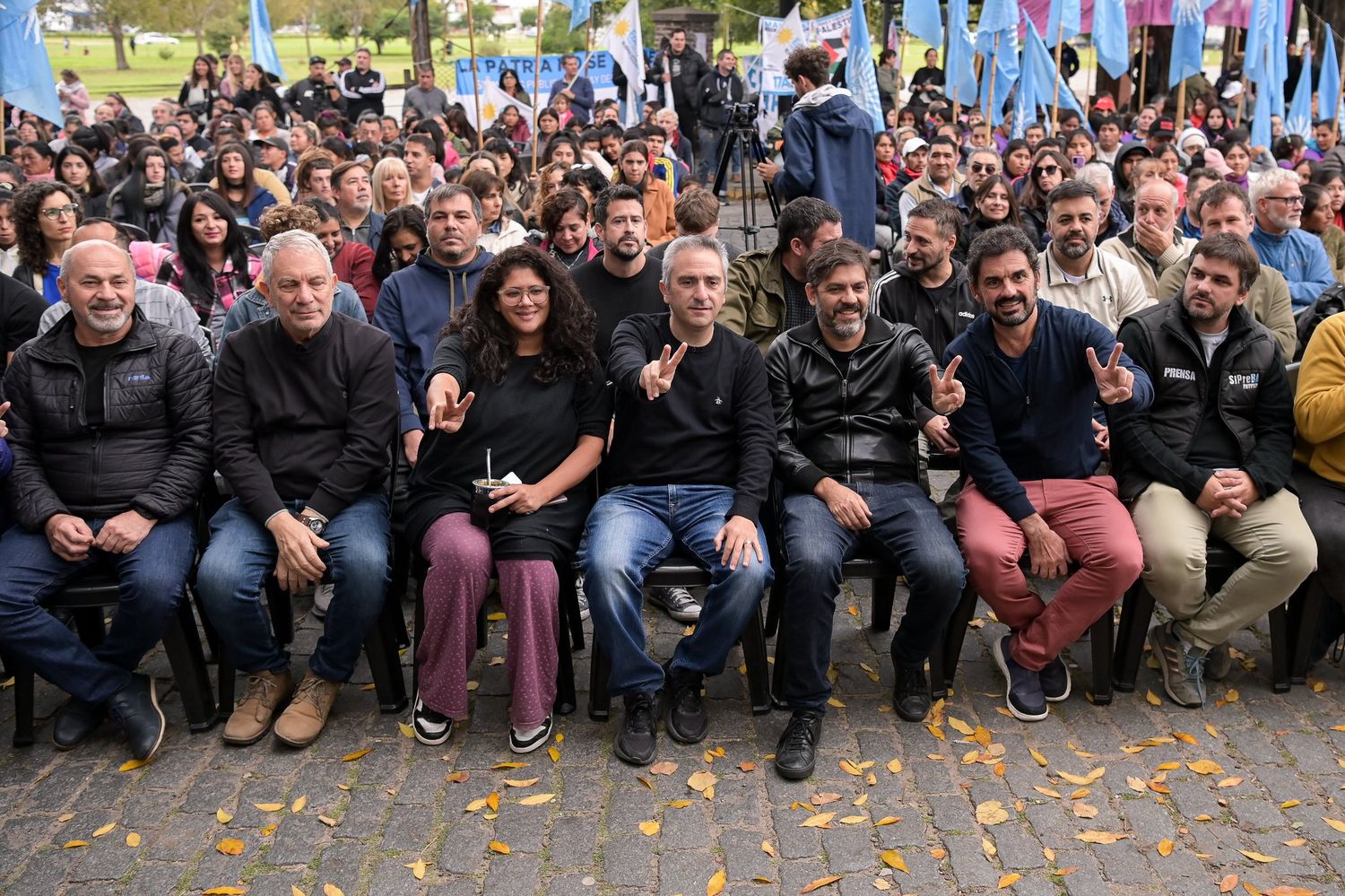 Bianco y Larroque encabezaron el lanzamiento de "Patria y Futuro", el espacio que impulsa la figura de Axel Kicillof