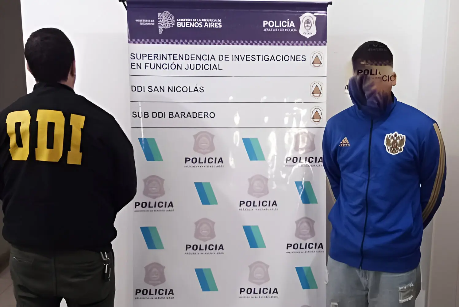 El detenido fue alojado en la sede San Nicolás de la DDI.