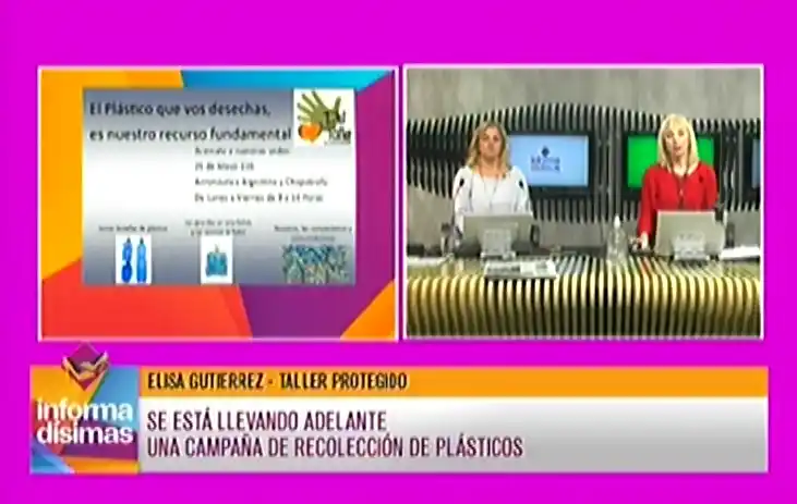 Se está llevando adelante una campaña de recolección de plásticos