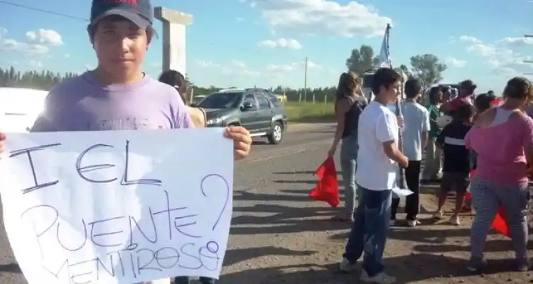La semana que viene colocarían el puente