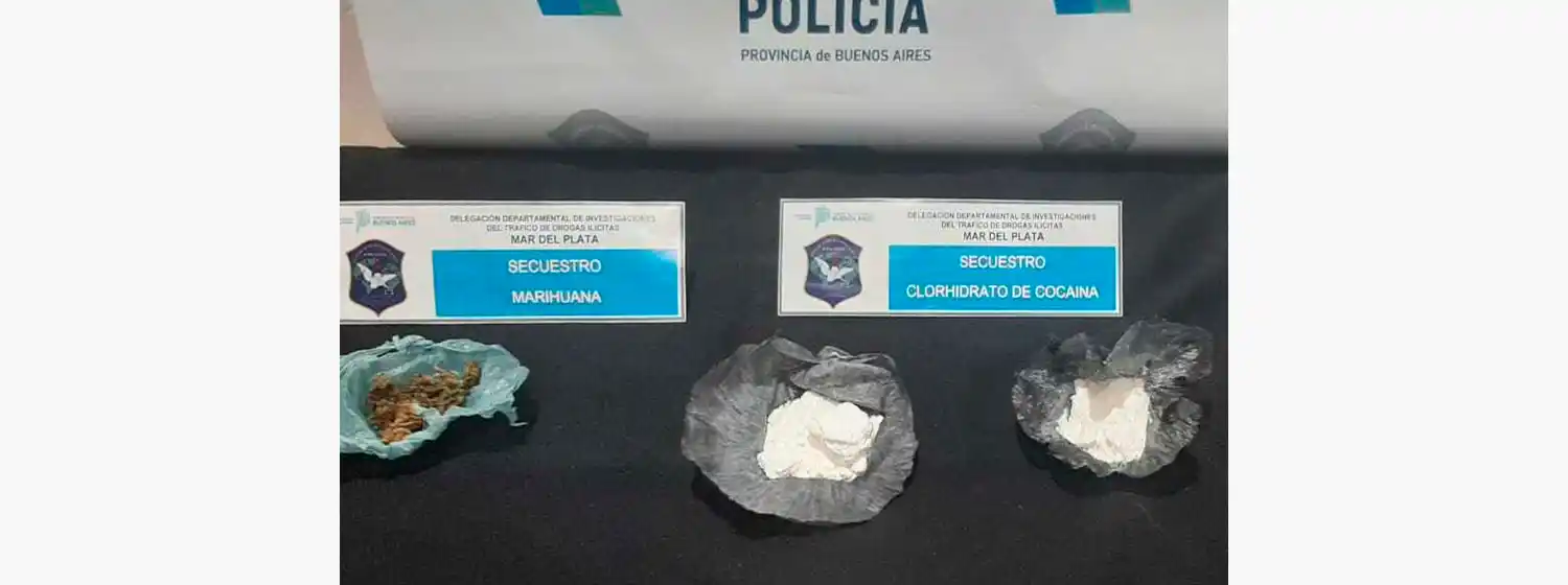 Atrapan a delivery de droga: tenía en su poder envoltorios con cocaína