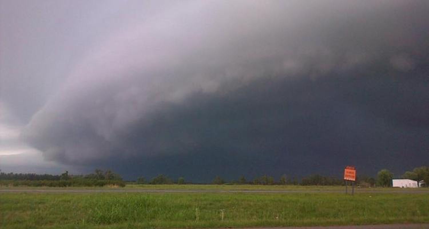 Las imágenes de la tormenta