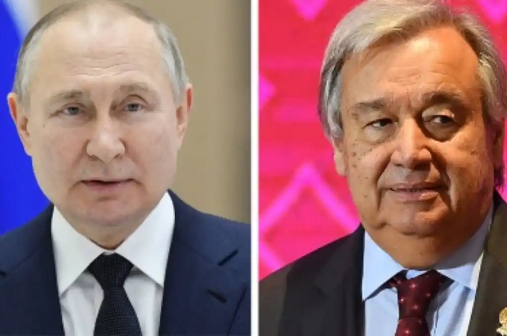 Putin se reunirá con el secretario general de la ONU en Moscú