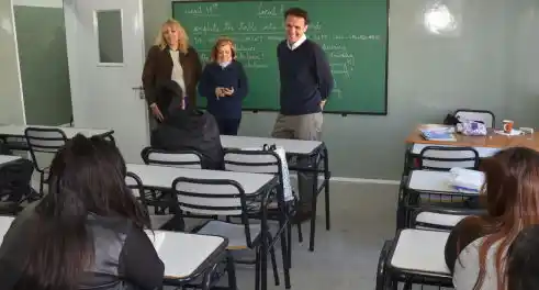 San Martín: Katopodis visitó nuevas obras del Programa Haciendo Escuela