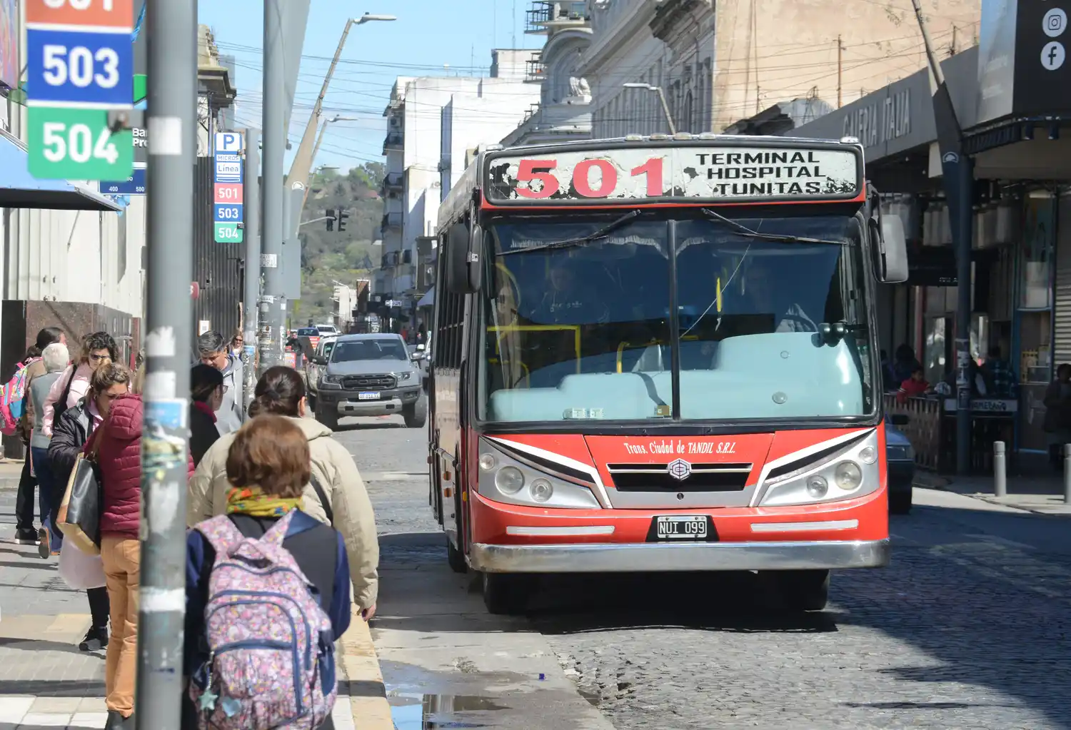 El Gobierno mantiene activo el trámite para la implementación de la aplicación del arribo predictivo de colectivos.