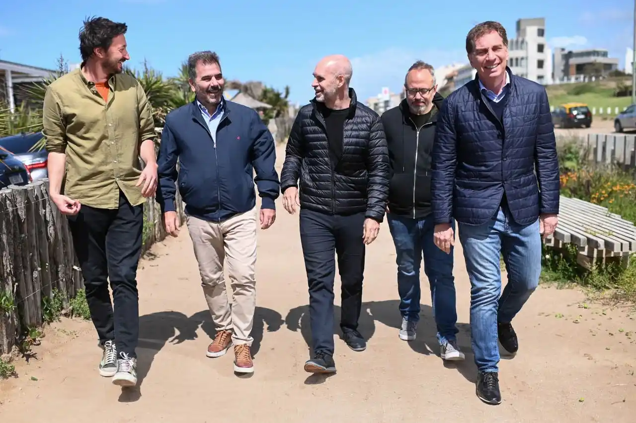 Larreta, Santilli y Ritondo en Pinamar: “Nos estamos preparando para gobernar”, dijo el alcalde porteño