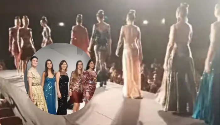 Sampedrinas modelaron en Villa María con vestidos de alta costura de Roberto Piazza