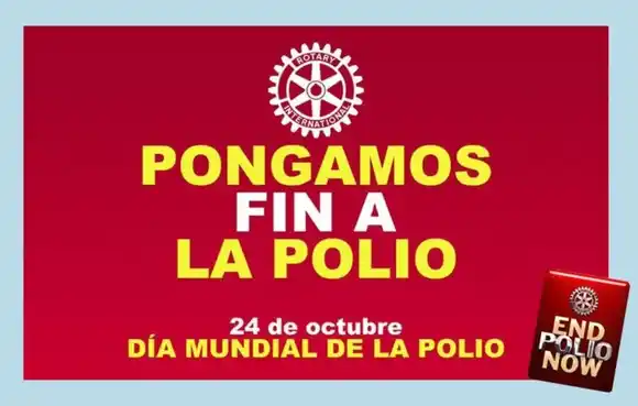 24 de octubre día Internacional de la Polio: Rotary cerca de erradicar la Polio después de 35 años de compromiso