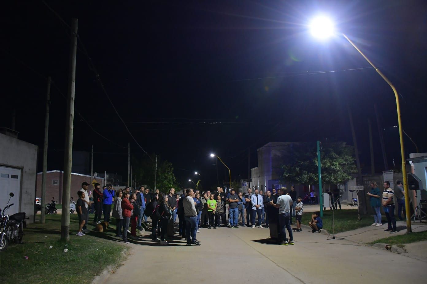 Se habilitó nueva tecnología en el alumbrado público.