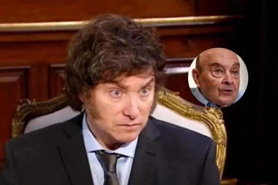 Dura crítica de Milei a Domingo Cavallo