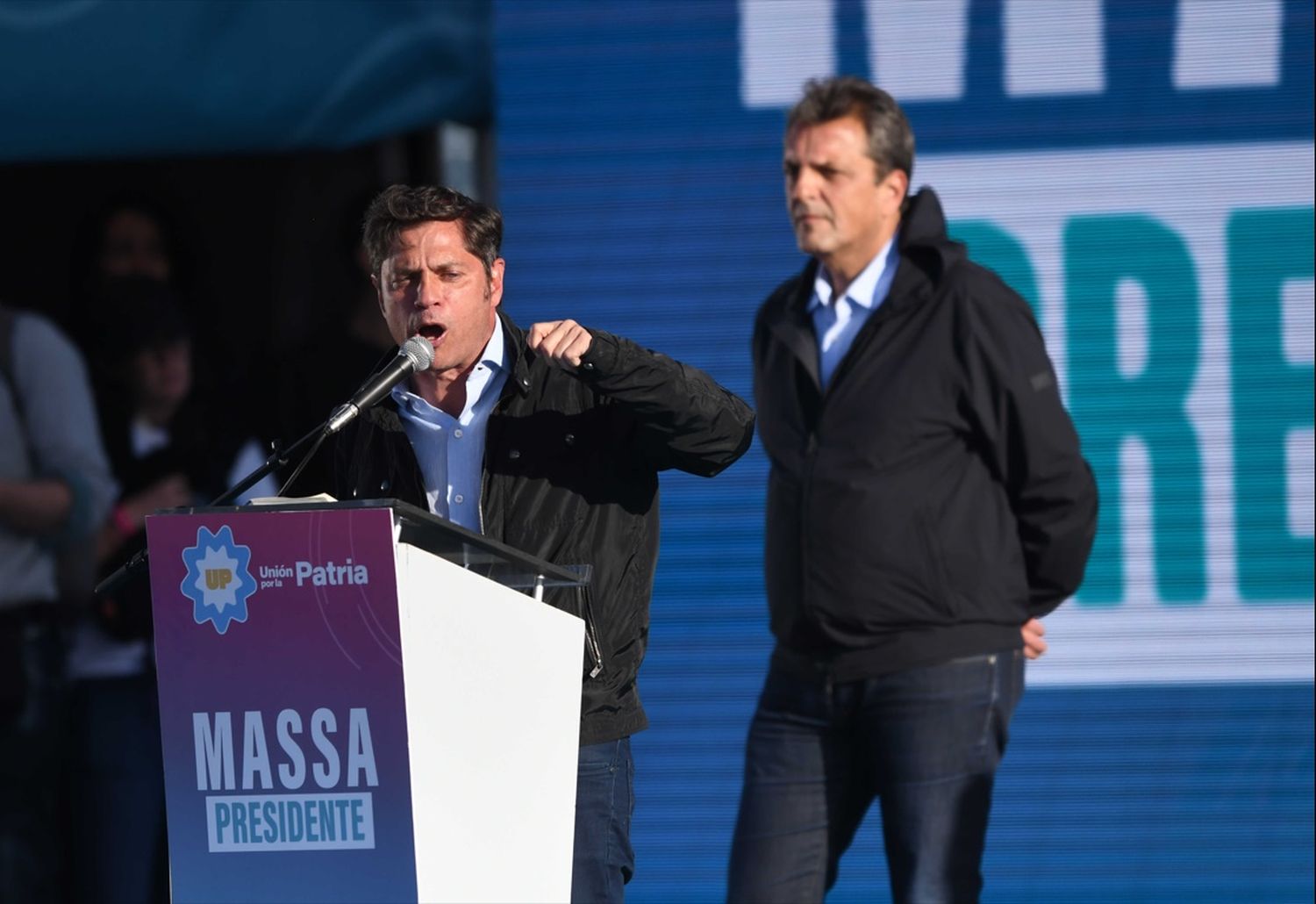 Día de la Lealtad: Massa y Kicillof cerraron la campaña bonaerense de Unión por la Patria