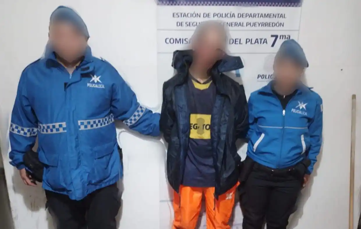 El sujeto fue retenido por la dueña del auto