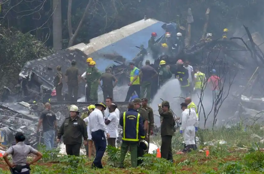 Dos argentinos entre los fallecidos del accidente aéreo en Cuba