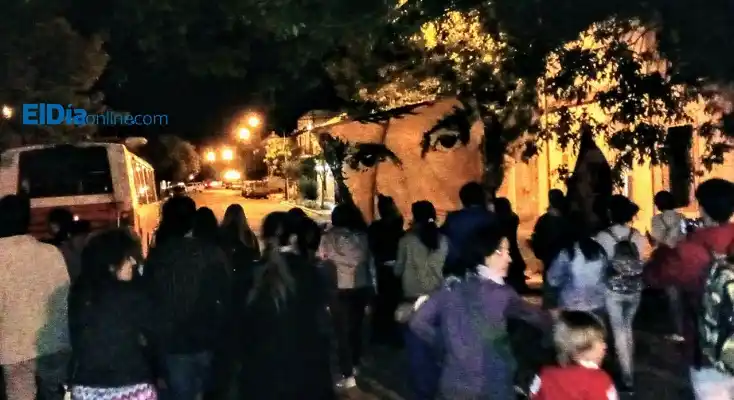 Marcha por Santiago Maldonado frente a Gendarmería en la ciudad 