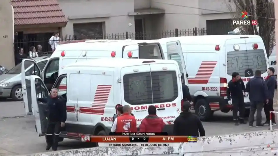 Graves incidentes entre Luján y Alem: Quiénes son los hinchas que fueron heridos de bala y están internados