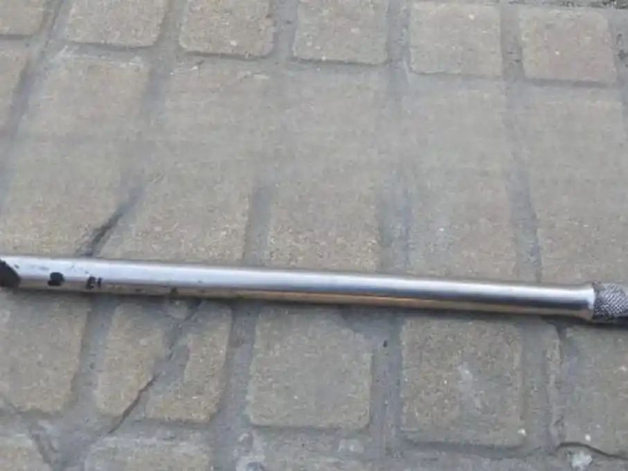 arma incautada a tipo que amenazo a un recolector de basura