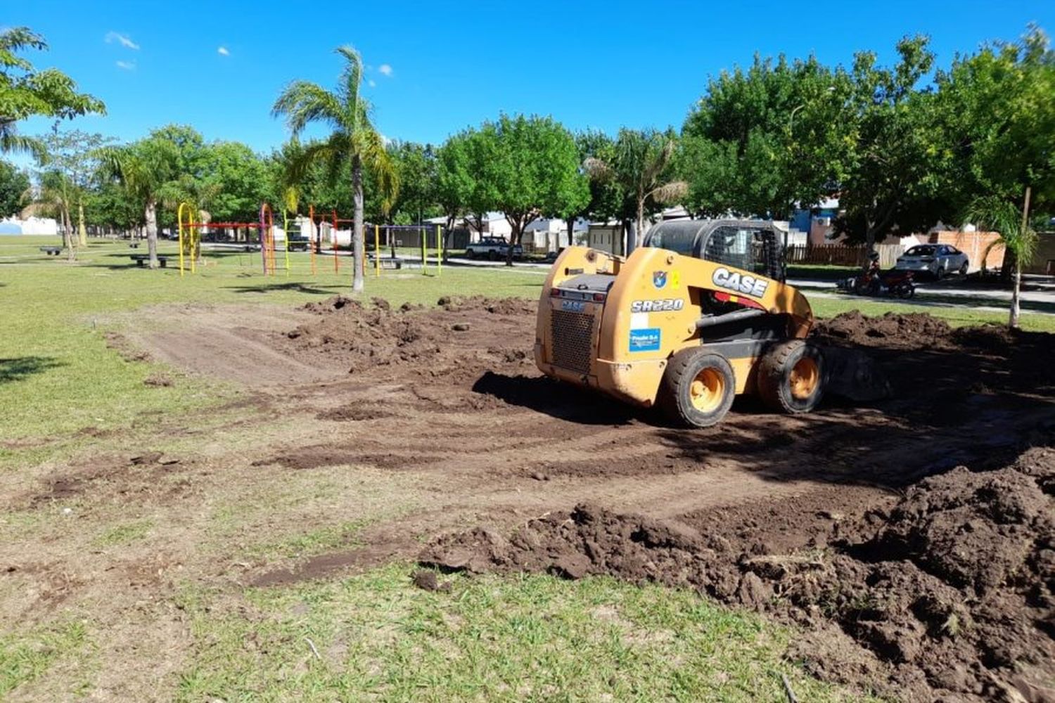 Inicio de obras en la Plaza Progreso