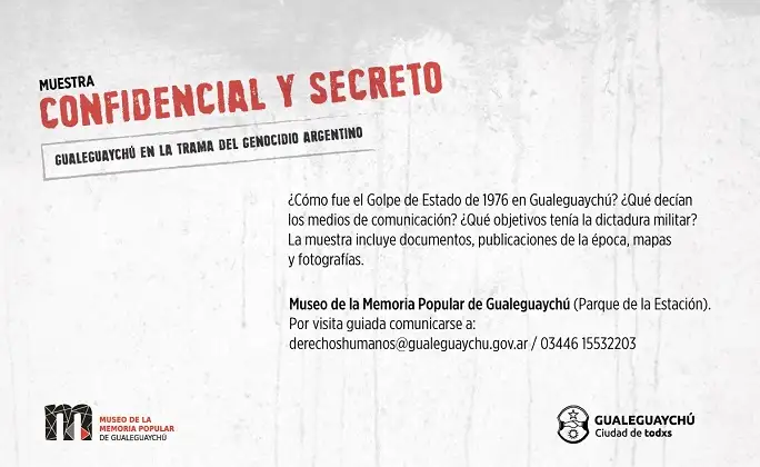 “Confidencial y Secreto”, para saber cómo operó la dictadura en la ciudad