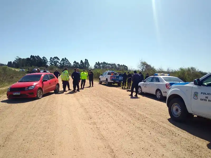 Un entrerriano quiso huir con casi 300 kilos de droga y chocó a varios patrulleros