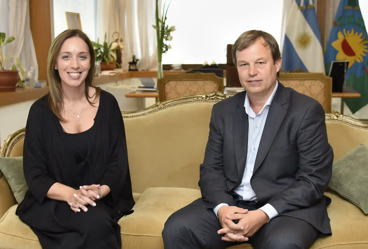 Vidal se reunió con Cascallares: "Trabajamos juntos sin importar el color político"