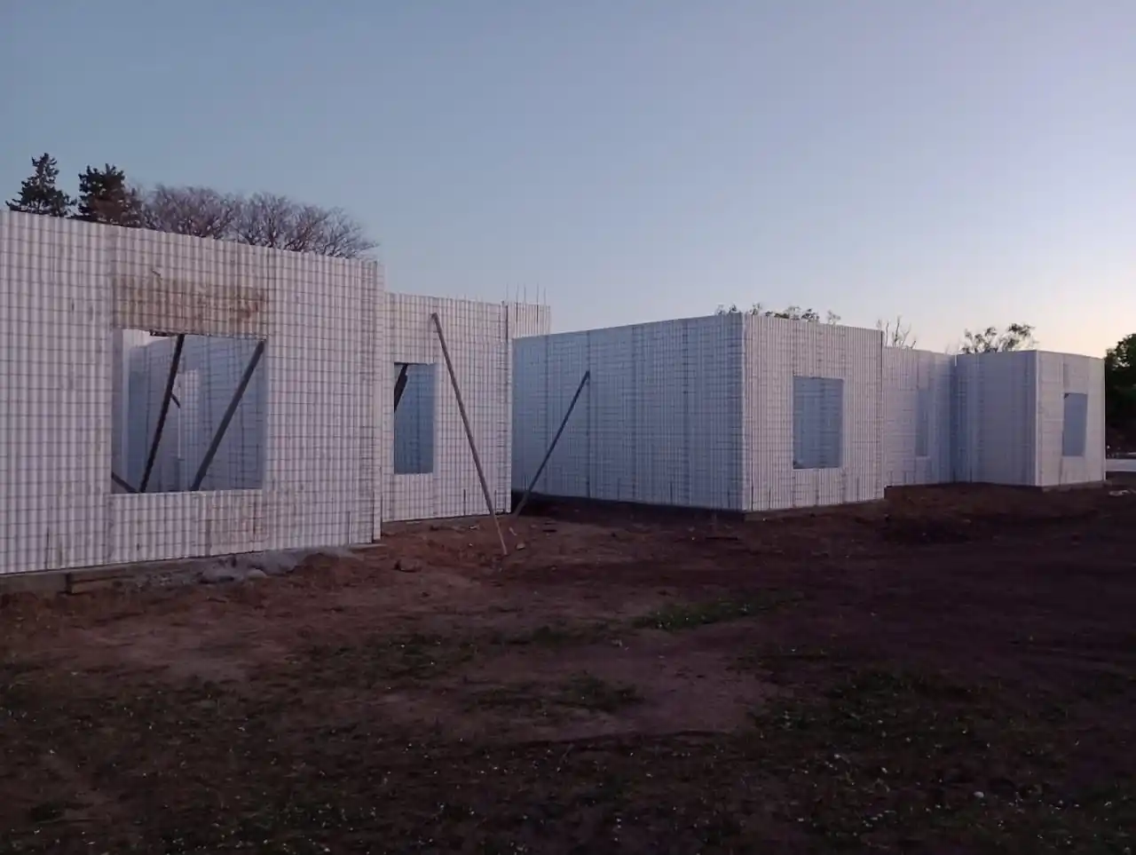 84 viviendas cuando empezaron a construir