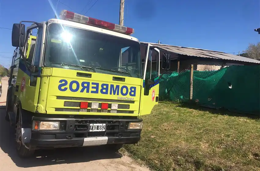 Se incendió una vivienda en Parque Camet