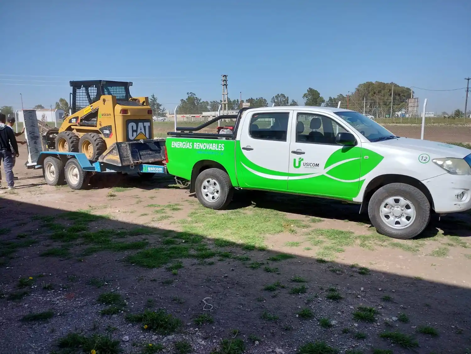 Usicom avanza con la construcción del Parque Solar de Tres Arroyos