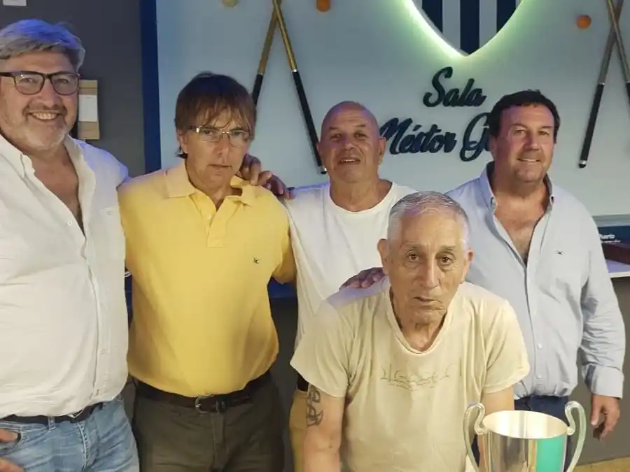 Primeros en triunfar. Los billaristas oriundos de San Cayetano