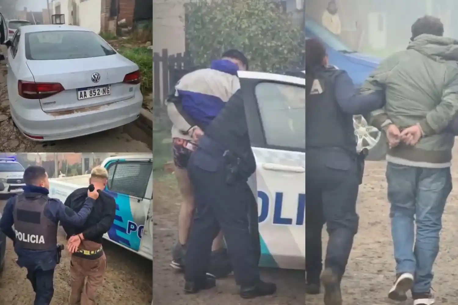Hubo cinco detenidos que se tirotearon con Prefectura y la Policía de Zárate.