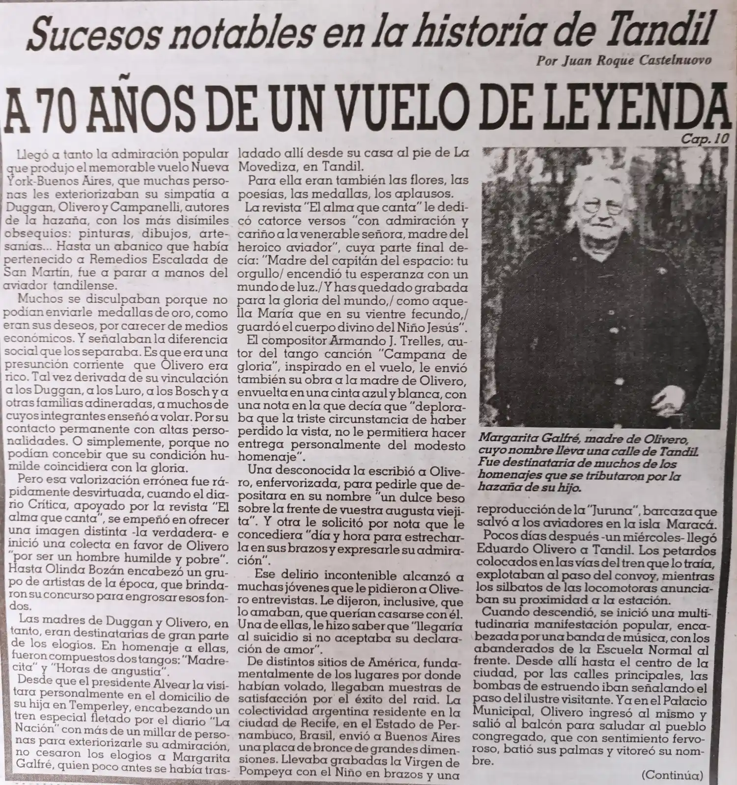 A 70 años de un vuelo de leyenda  -  Cap. 10.