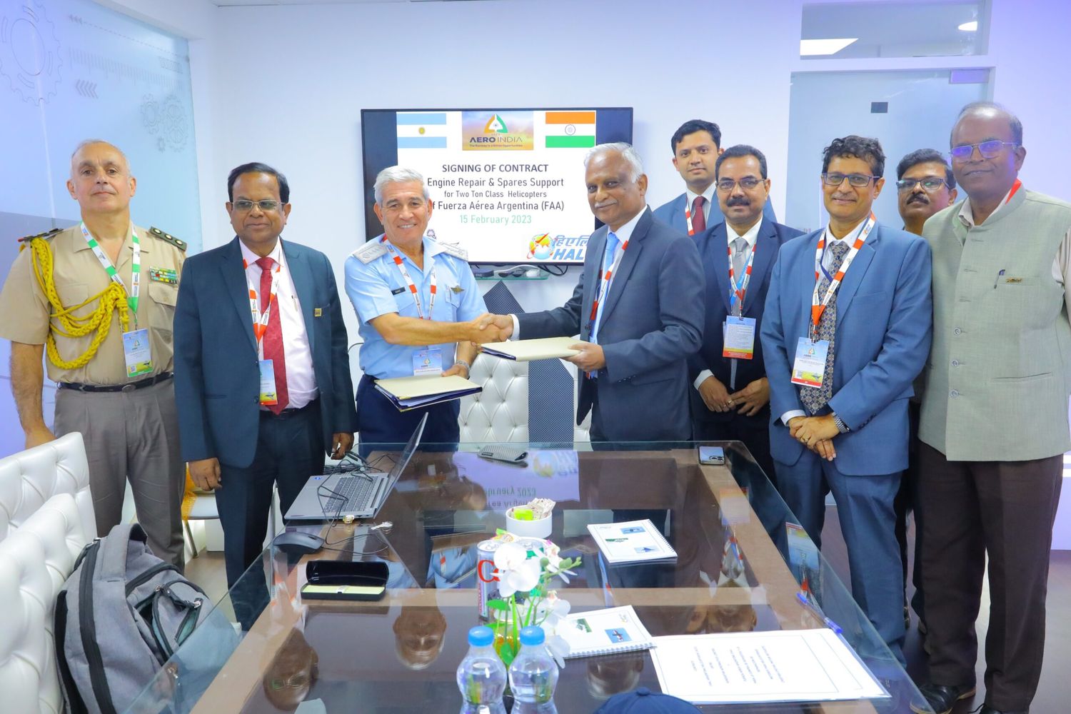 Aero India 2023: Argentine Air Force and HAL sign agreement for the maintenance of Lama helicopters