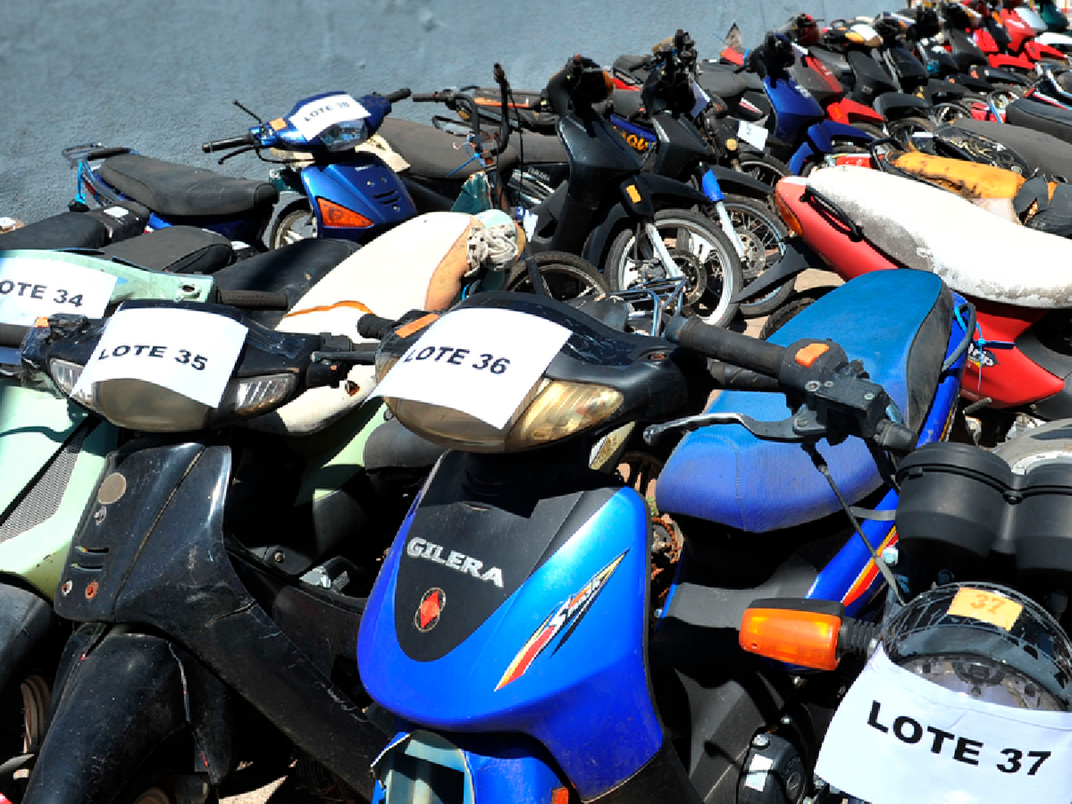  Cientos de motos secuestradas  irán a compactación este año   