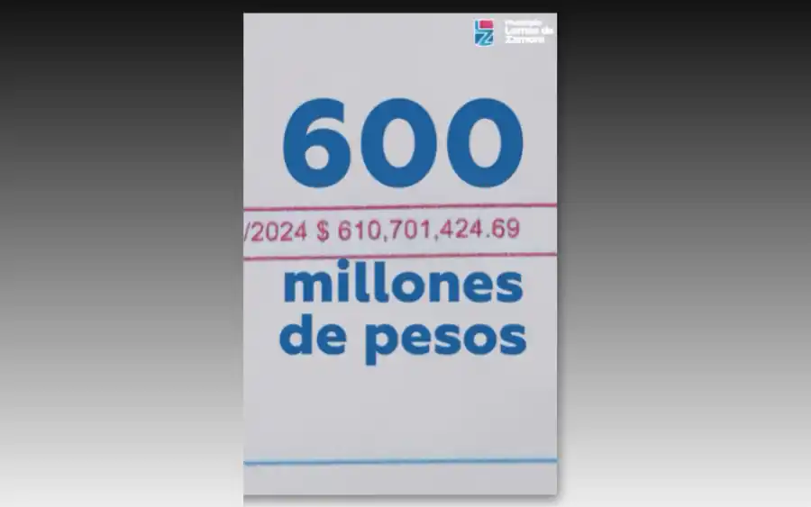 La factura que llegó a Lomas