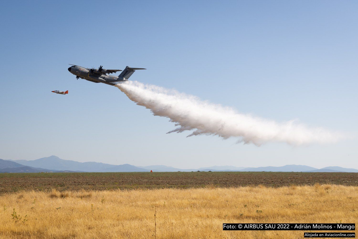 Airbus prueba kit de extinción de incendios para el A400M