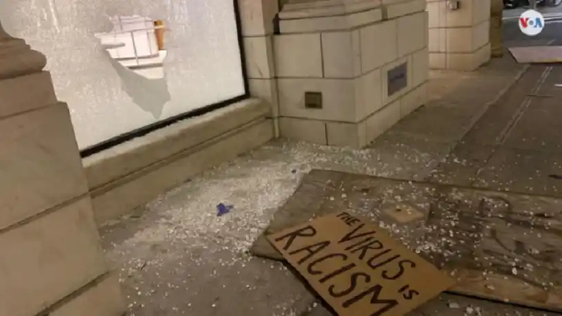 Nueva York intenta recuperarse tras otra jornada de protestas y vandalismo