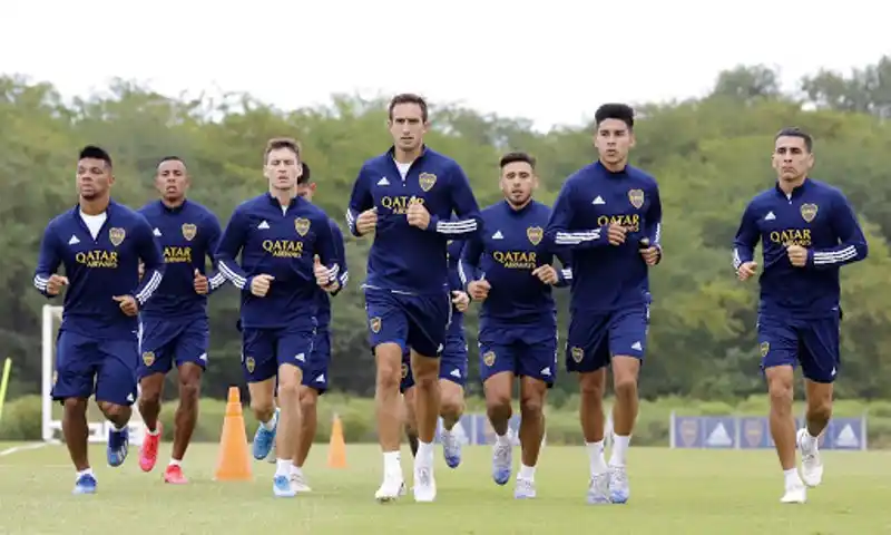 Boca Juniors. Dispondrían de una carpa sanitaria dijo el DT.