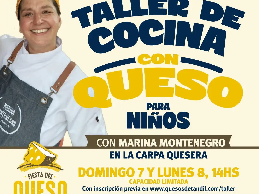 La actividad estará a cargo de la chef Marina Montenegro.