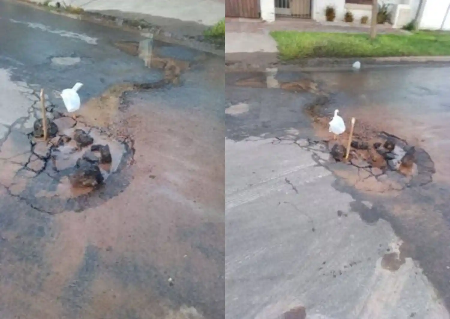 Rivadavia al 1500: “No se puede pasar y es un peligro”