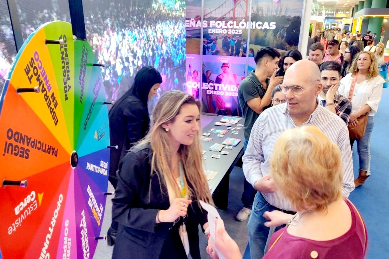 Numerosas visitas. Tuvo el stand de Necochea en la FIT