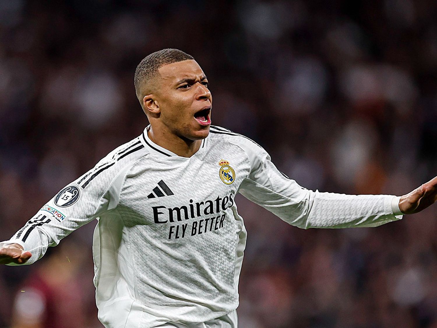 Mbappe fue la estrella de la noche en el Bernabeu.